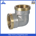 Nickel Plated Brass Female 90 Deg Brass Elbow (YD-6029)